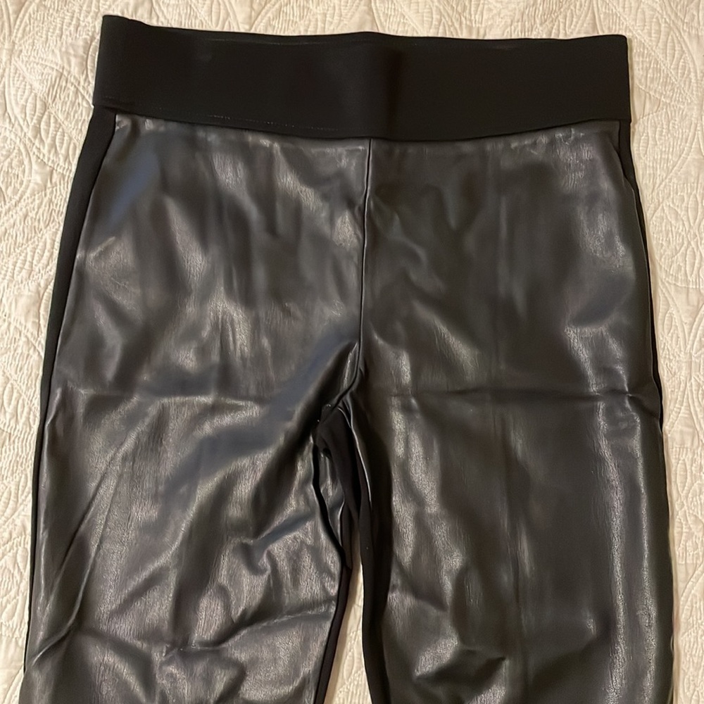Loft vegan leather leggings